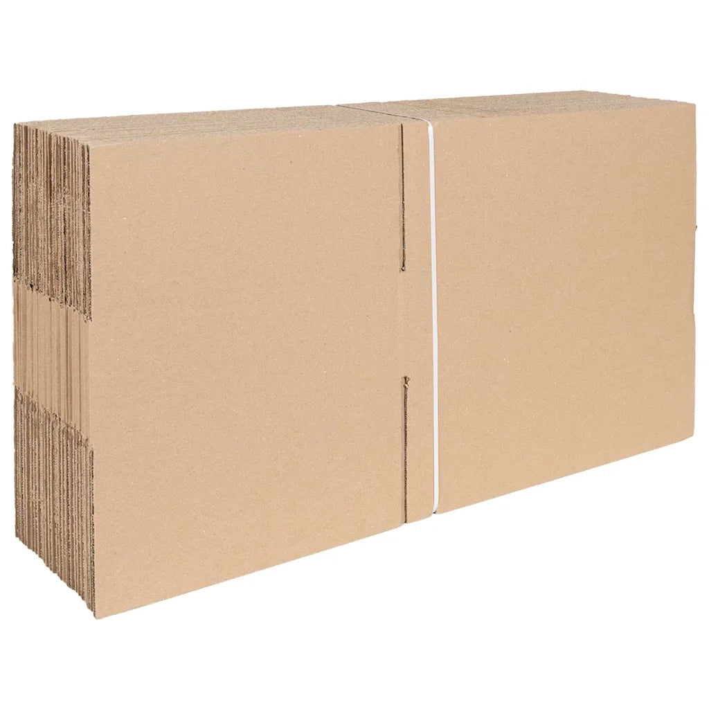 Scatola Pieghevole 50 pz Naturale 40 x 30 x 10 cm Cartone CFW1770856