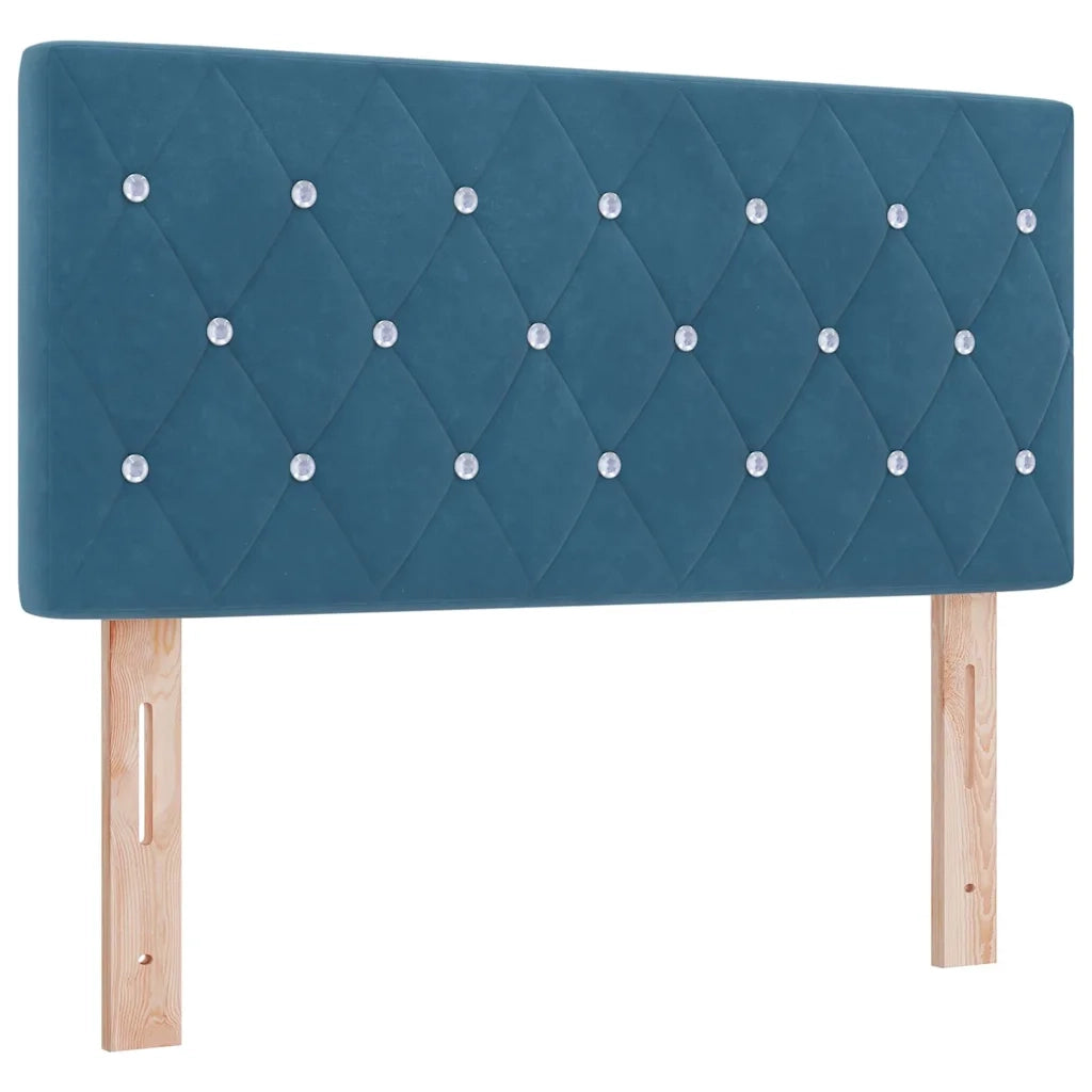 Testiera | Testata Blu Scuro 90 cm Velluto
