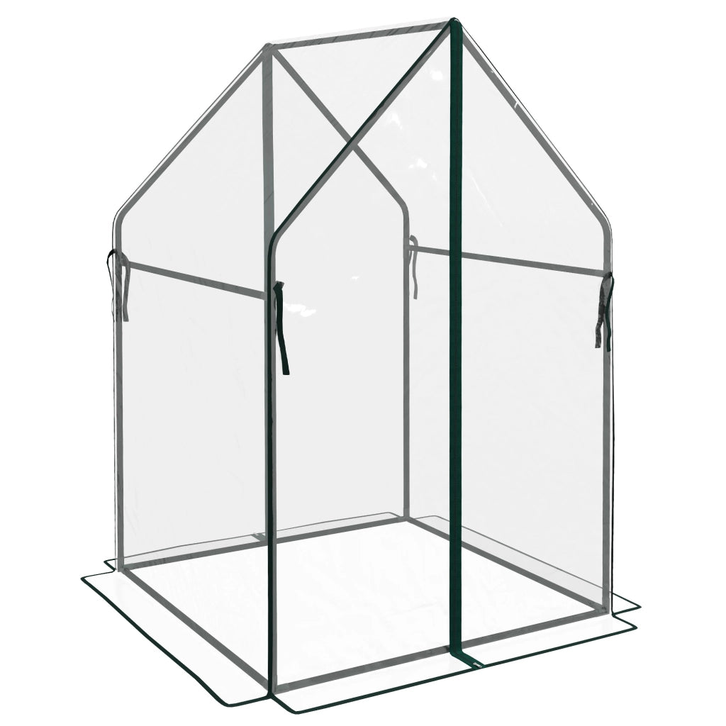 Serra da giardino ¨C Minimal ¨C 90x90x145 cm trasparente e nero