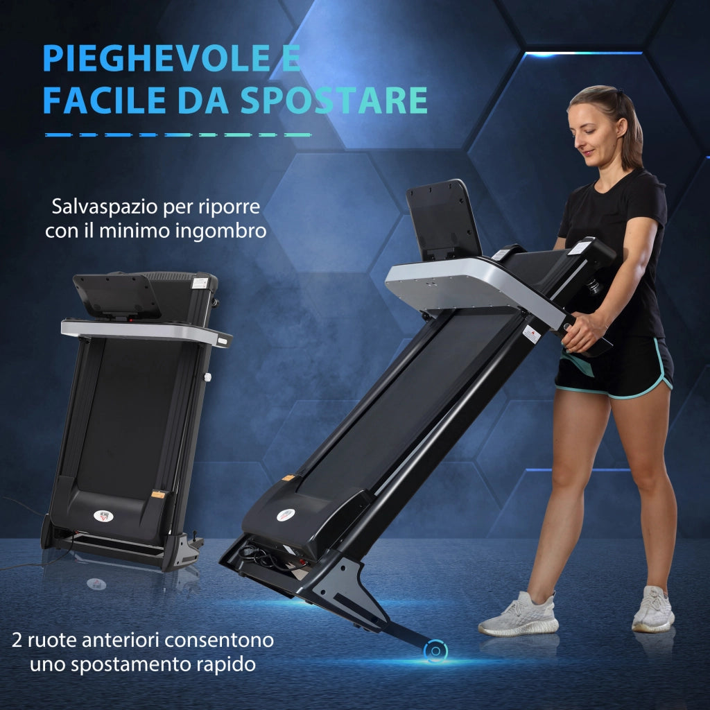 Tapis Roulant Elettrico Pieghevole ¨C Zephmum ¨C Nero