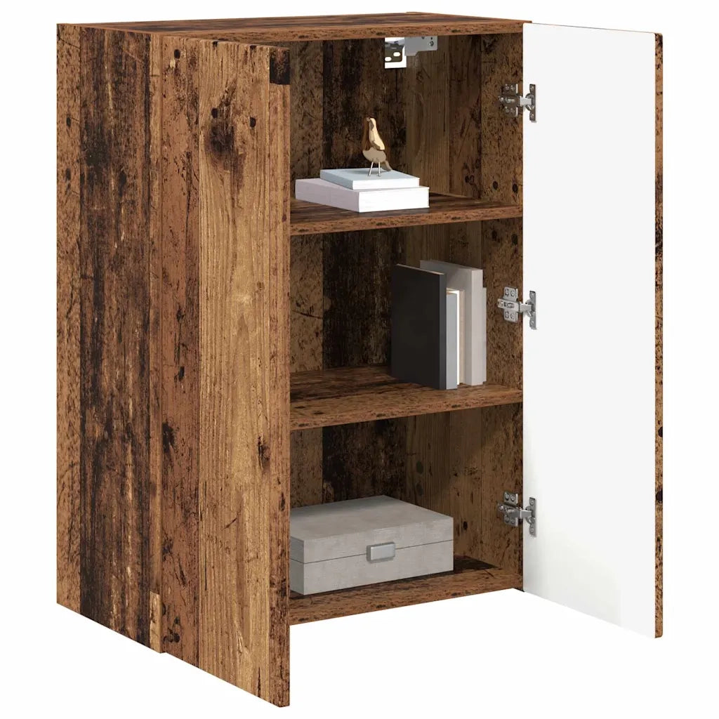 Mobile TV da Parete | Armadietto TV | Mobile Porta TV Legno vecchio 59,5 x 31 x 80 cm