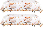 Tavolo Coperto per Festa - 2 Pezzi - 274x137 cm - Plastica - Feste di Natale - Compleanni - Decorazione - Tavola Coperta