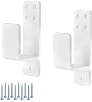 Serratura di sicurezza per porte - U-blocco metallico - 2 pezzi - Per legno 2x4 - Resistenze agli urti - 14,2 x 4 x 6,5 cm