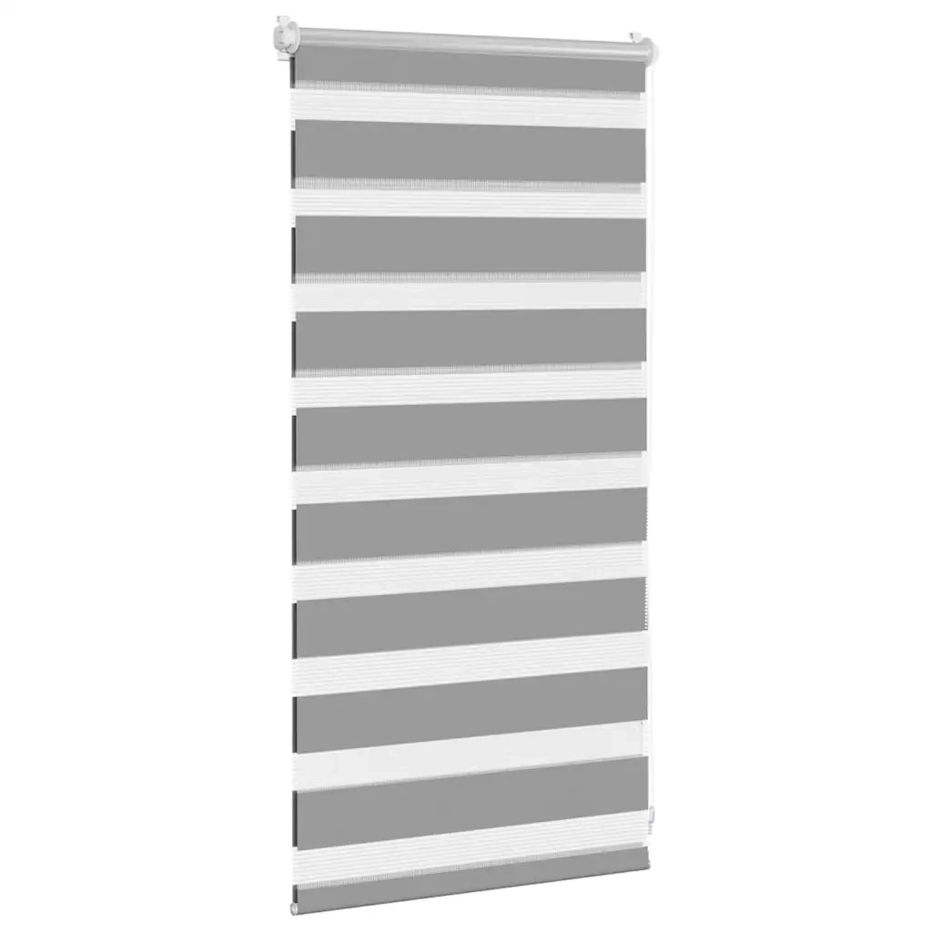 Tenda a rullo zebra 40,9x100 cm Tessuto Larghezza 36,7 cm grigio 240183