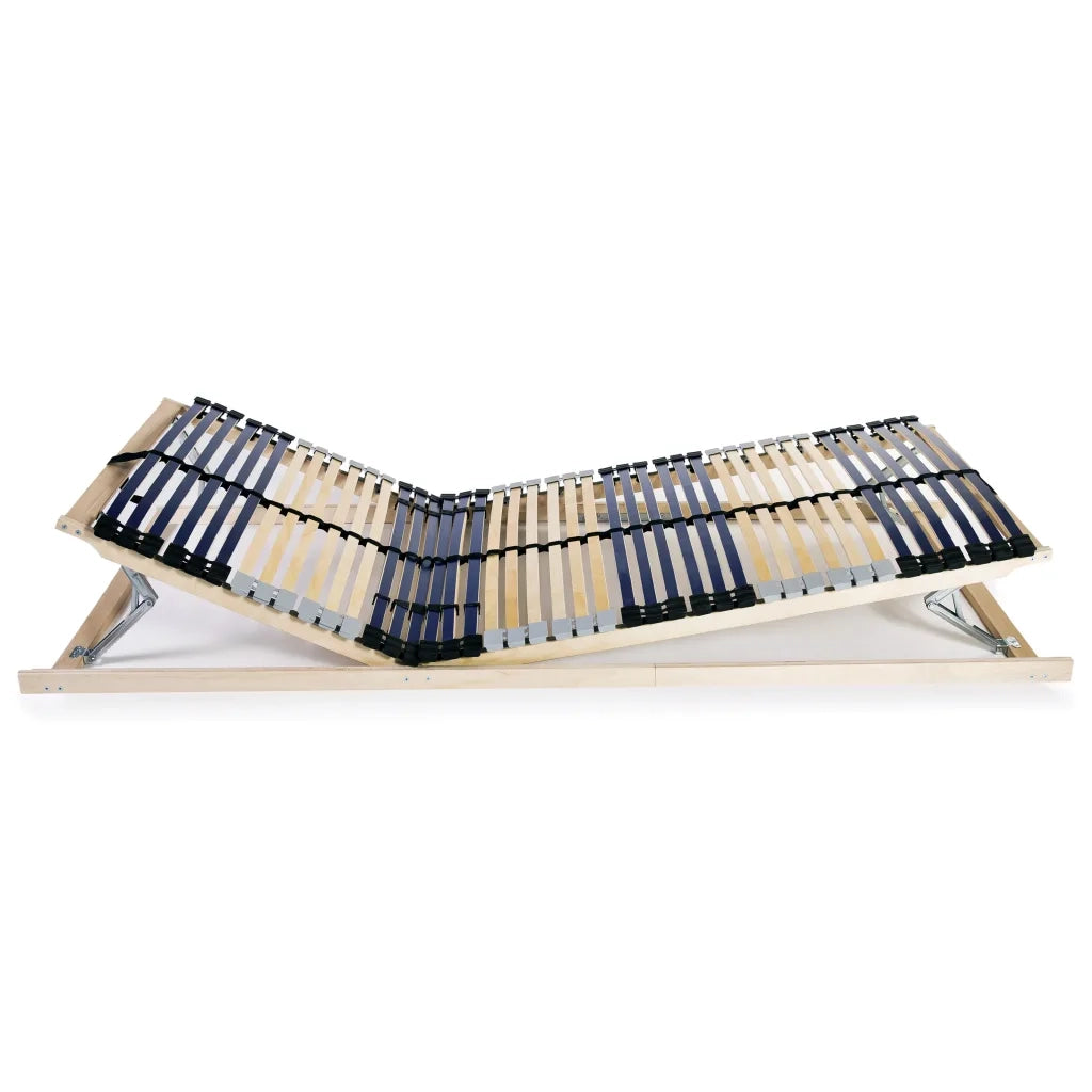 Letto singolo | Letto per adulti | Reti a Doghe 2 pz 7 Zone con 42 Doghe in Legno 90x200 cm