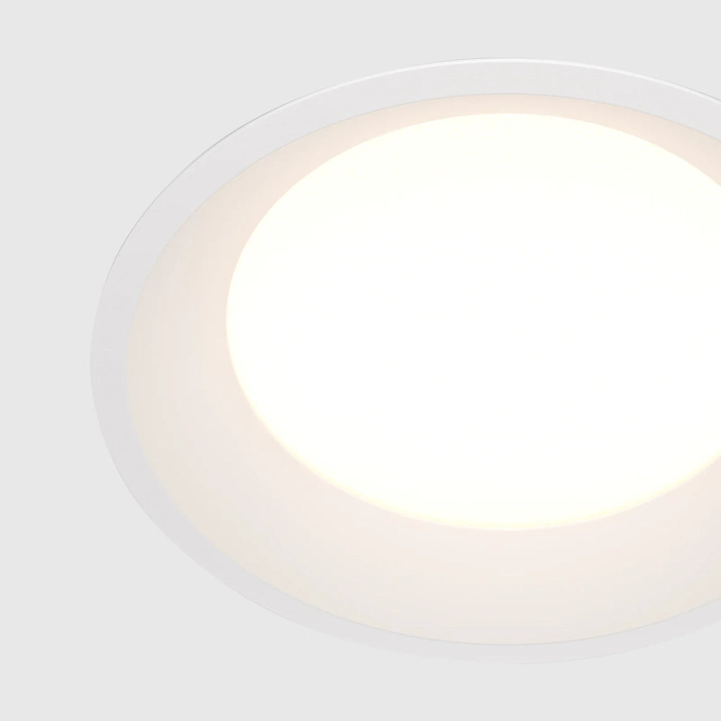 Maytoni Lampada da incasso Okno 1 luce LED integrato bianco metallo