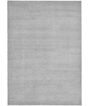 Tappeto FEEL GRIGIO cm.160x230 tinta unita moderno, pelo morbido resistente e lavabile in lavatrice