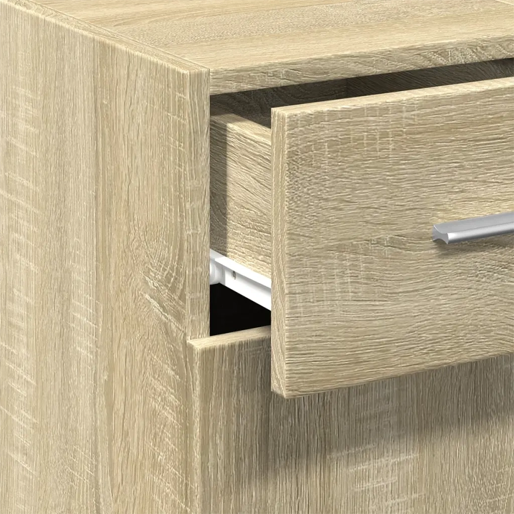 Credenza-Buffet-Armadio da cucina Rovere Sonoma 30x42,5x93 cm in Legno Multistrato 984585