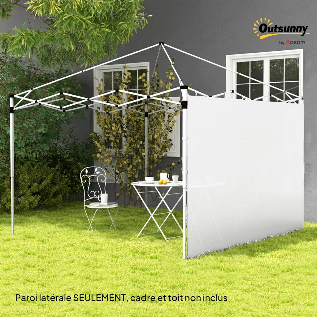 Pannelli laterali per gazebo 3x3m o 3x6m ¨C Xylo ¨C Set 2 pezzi bianco