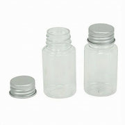 Trade Shop - Set 4pz Bottiglia Viaggio Contenitori Vuoti Ricaricabili Tappo A Vite 30ml 79382 -