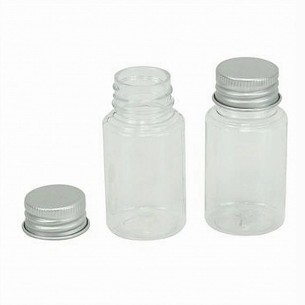 Trade Shop - Set 4pz Bottiglia Viaggio Contenitori Vuoti Ricaricabili Tappo A Vite 30ml 79382 -