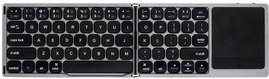 Tastiera Bluetooth Duplex, pieghevole, compatibile con dispositivi mobili e tablet, portatile.