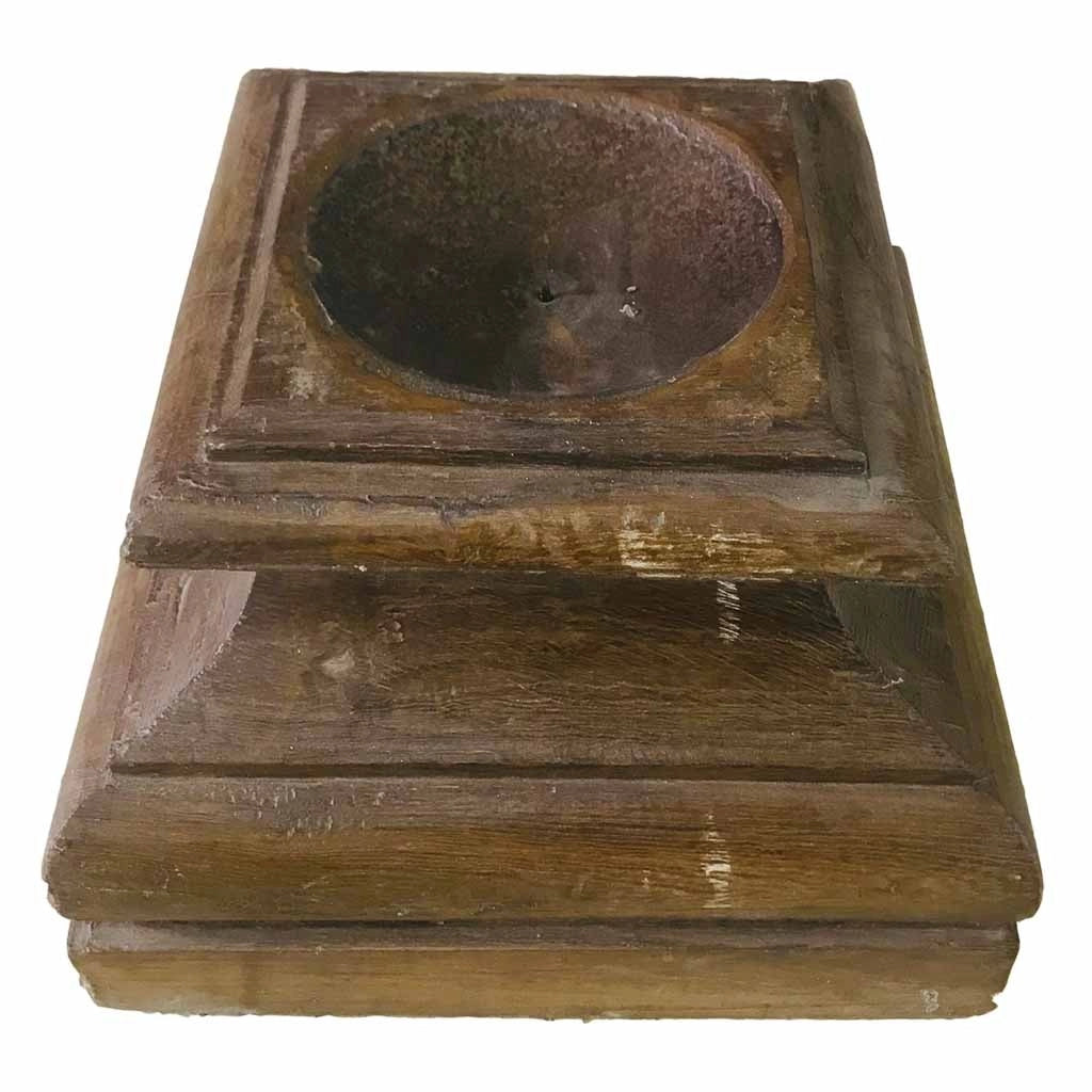 Candeliere in legno 31x30x23h
