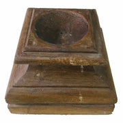 Candeliere in legno 31x30x23h