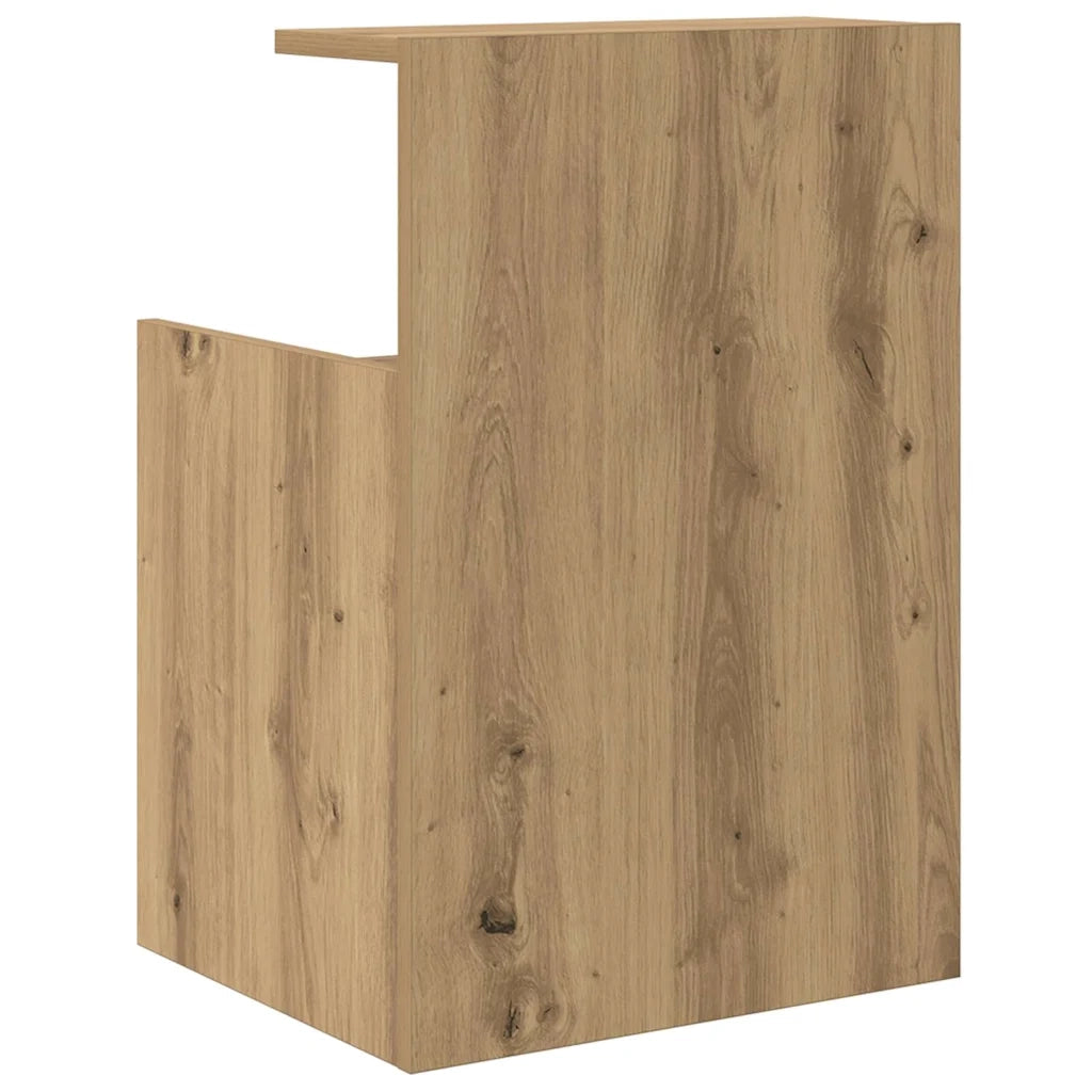 Armadio da Notte 2 pcs Rovere artigianale 40 x 35 x 60 cm 875137