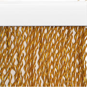 TENDA A CORDONCINO 'CAMELIA' cm 125 x 230 - cristallo/bianco  - MADE IN ITALY