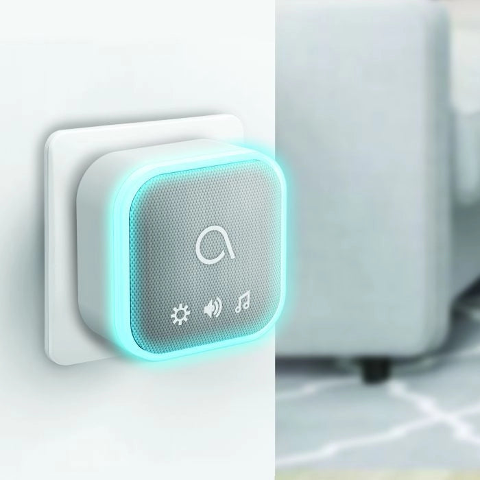 CAMPANELLO SONA T-PLUG CON SPINA A BATTERIA E LUCE LED FLASH ADVISEN