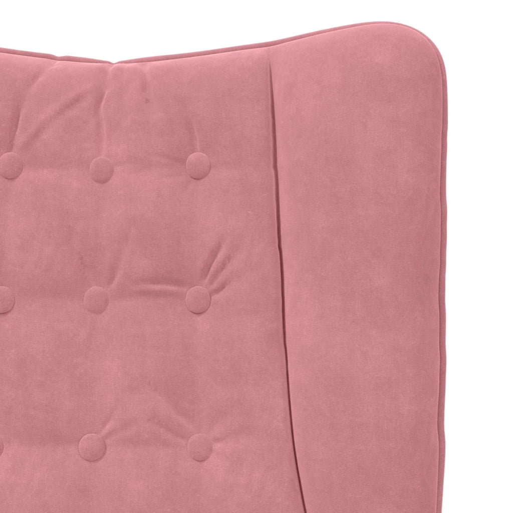 poltrona Rosa 63 x 67 x 94 cm Velluto 42001818