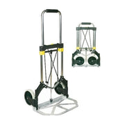 Alte Carrello Pieghevole Portacasse Alluminio Acciaio Portata 80 Kg Ruote 175 mm 45x49x108 cm