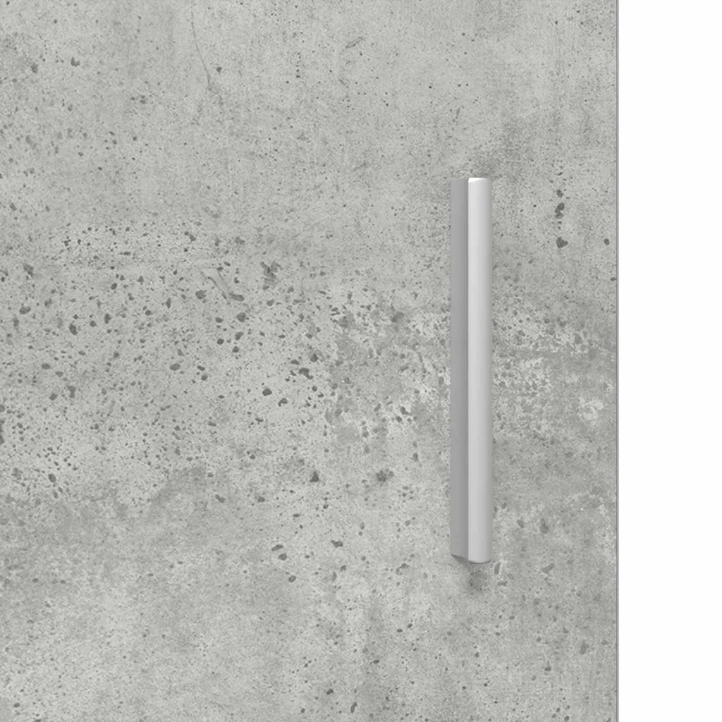 Set di Armadi da Bagno TULUM Grigio cemento 37 x 31,5 x 203 cm 880354