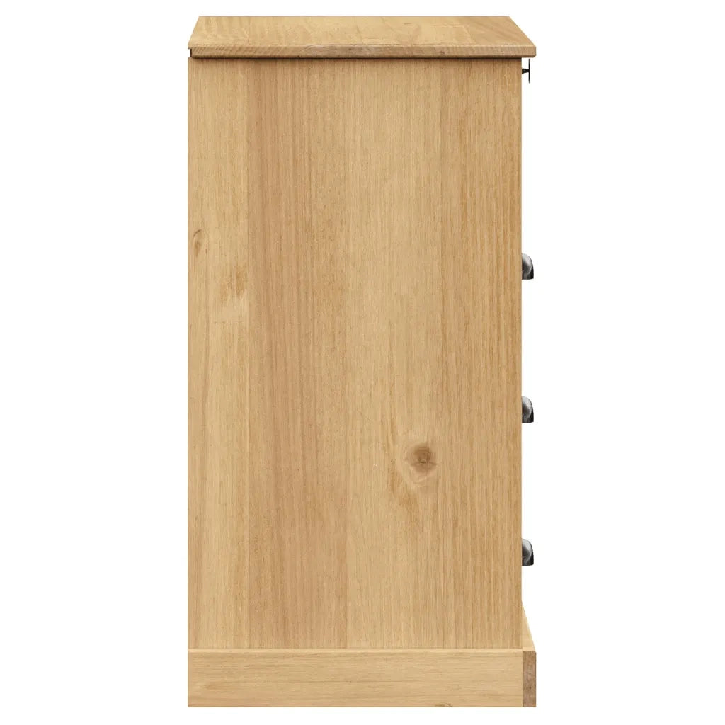 Cassettiera VIGO 80x40x76 cm in Legno Massello di Pino CFW9768376