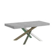 Tavolo allungabile 90x130/234 cm Volta Premium Cemento telaio 4/A