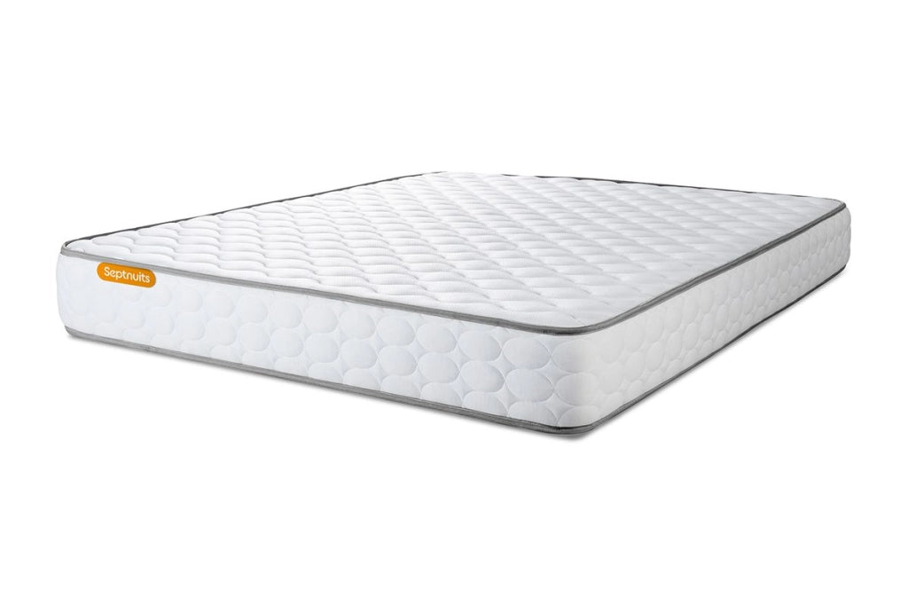 Pacchetto letto completo - Materasso 200x200cm + Box spring con doghe (kit) + 2 cuscini + Piumino - Memo