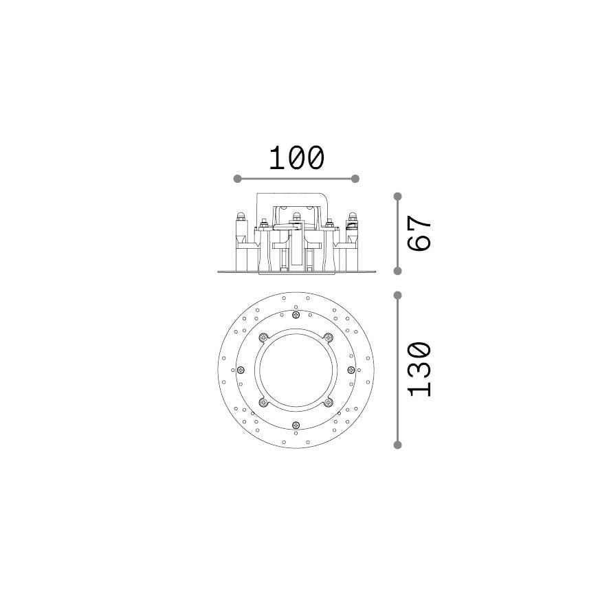Faretto Da Incasso Beyond 10W Led Integrato Bianco 950Lm Ip20