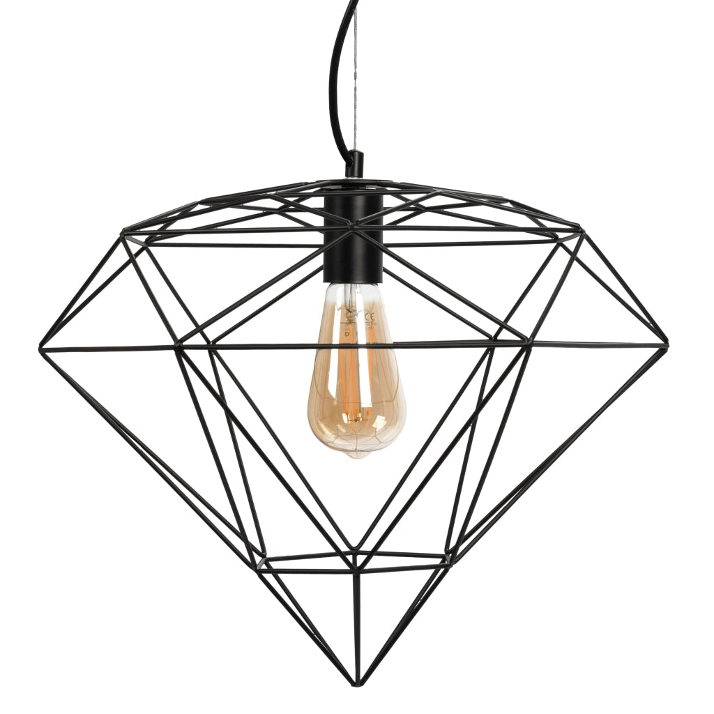Lampada Pensile Metallo Loft Black APP563-1CP