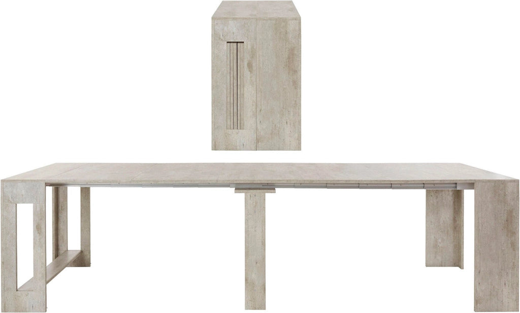 Consolle Allungabile 51/300x90x77 cm Pratika Larice bianco