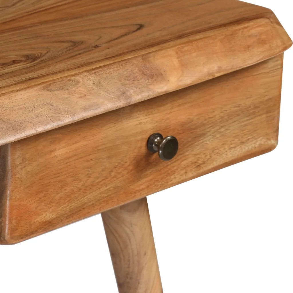 Scrivania | Scrittoio in Legno Massello di Acacia 110x50x76 cm