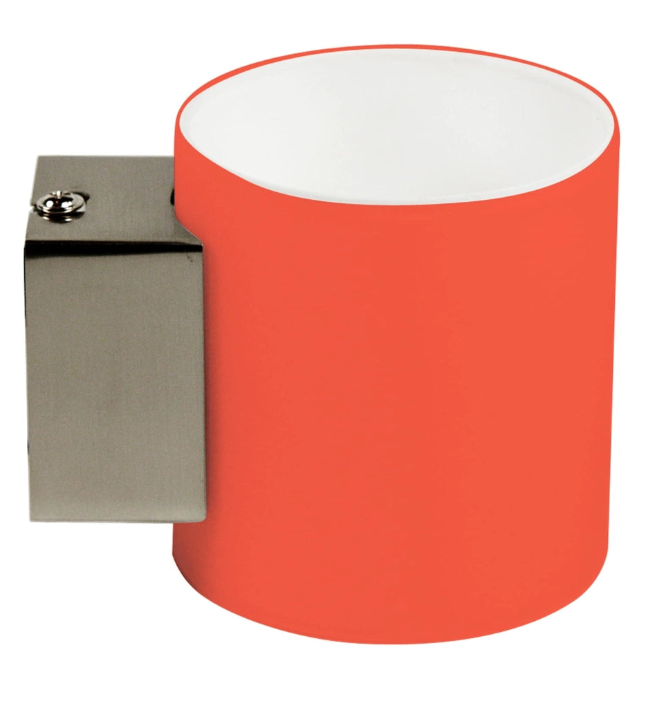 Candellux SIMONET applique 1xG9 argento/arancio 21-04898