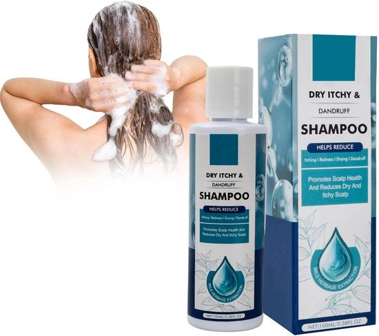 Shampoo per Capelli Secchi - 100 ml - Idratante - Anti-Puntura - Per Capelli con Problemi di Pelle - Per Capelli con Follicolite - Per Capelli Lucenti - Shampoo per Capelli e Pelle