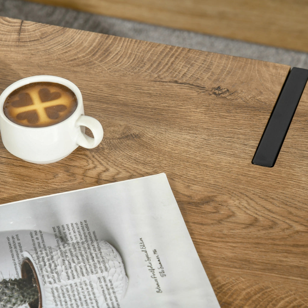 Tavolino ¨C Minimal ¨C Nero + Marrone 105x60x42