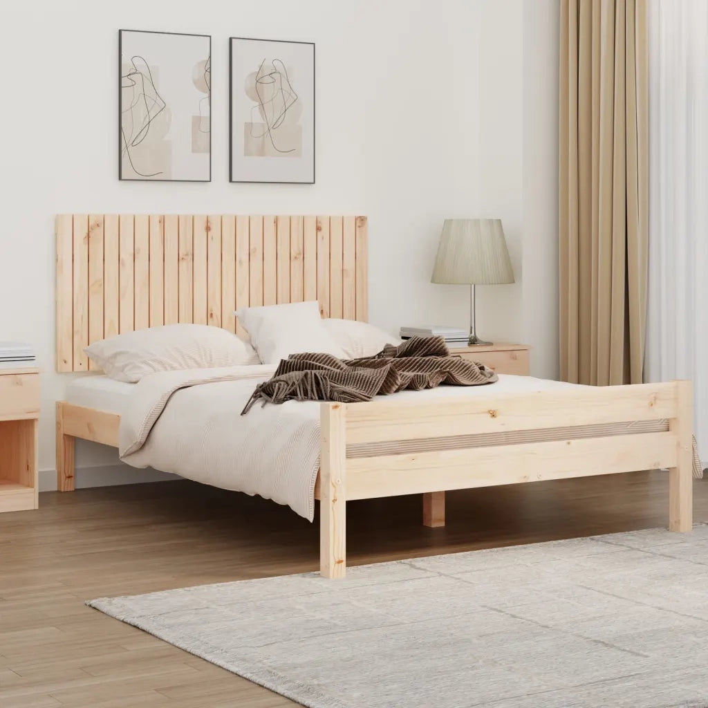 Testiera | Testata da Parete 140x3x60 cm in Legno Massello di Pino