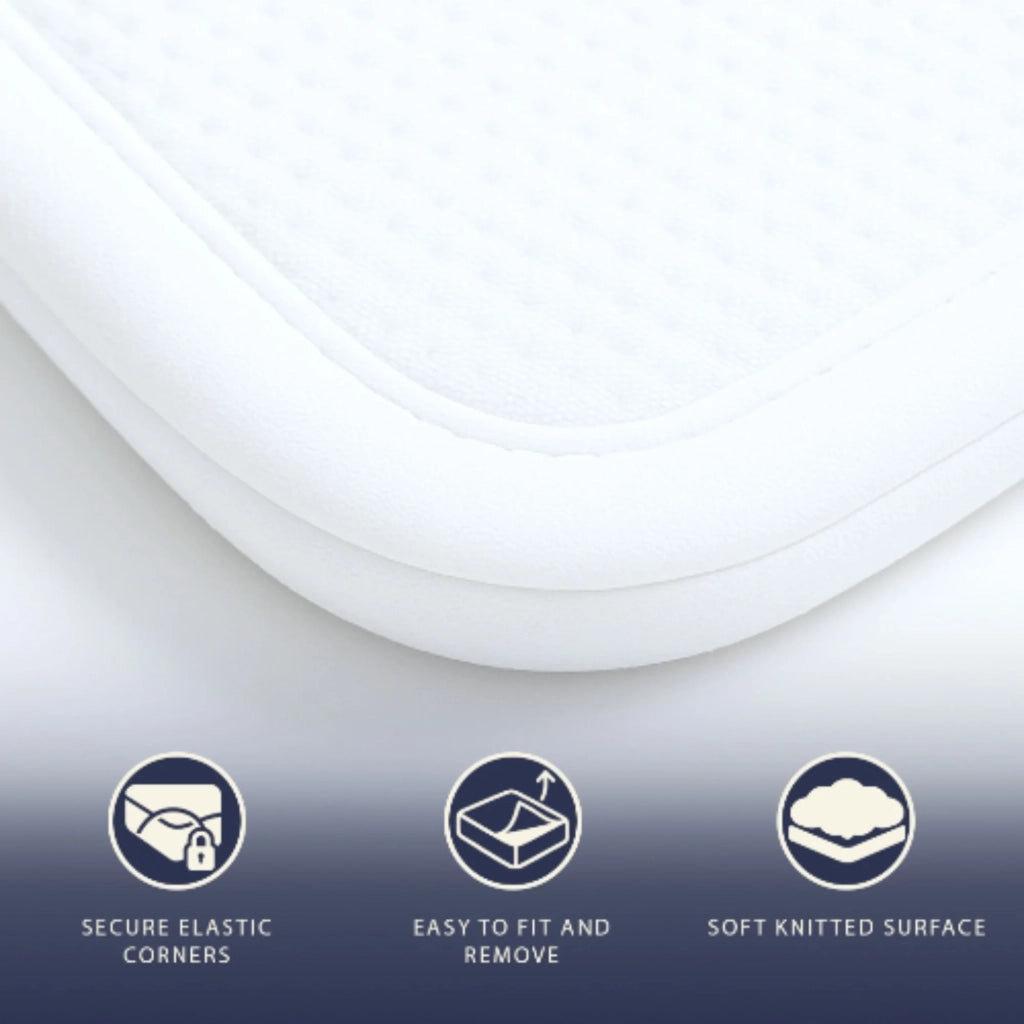 Coprimaterasso Impermeabile Matrimoniale 160x200 con Elastici | Proteggi Materasso Traspirante e Antibatterico | Tessuto Stress Free, Silenzioso, Traspirante e Anallergico