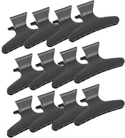 Set di clip per capelli 12 pezzi - Antiscivolo - Aiuto per parrucchieri - Clip per stile capelli - Sostenibile - Disegno farfalla - Clip per capelli