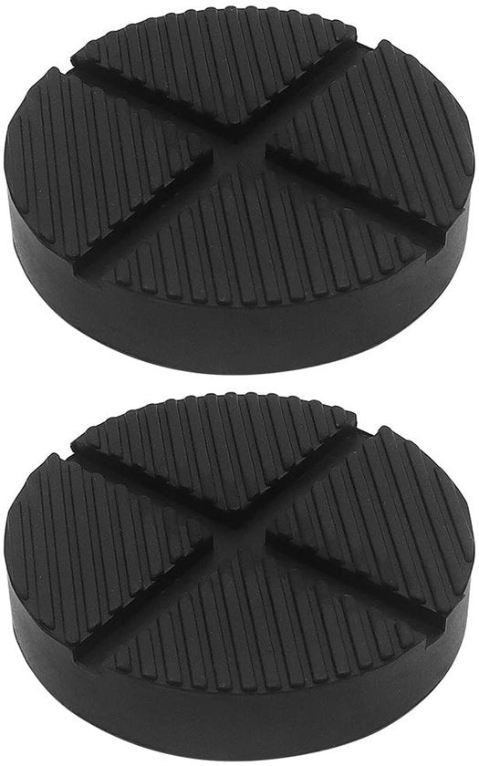 Supporto per auto - 2 pezzi - Gomma duraturo - Protezione pavimento - Massima capacità di sollevamento 4 ton - Ideale per la manutenzione dei veicoli - Jack