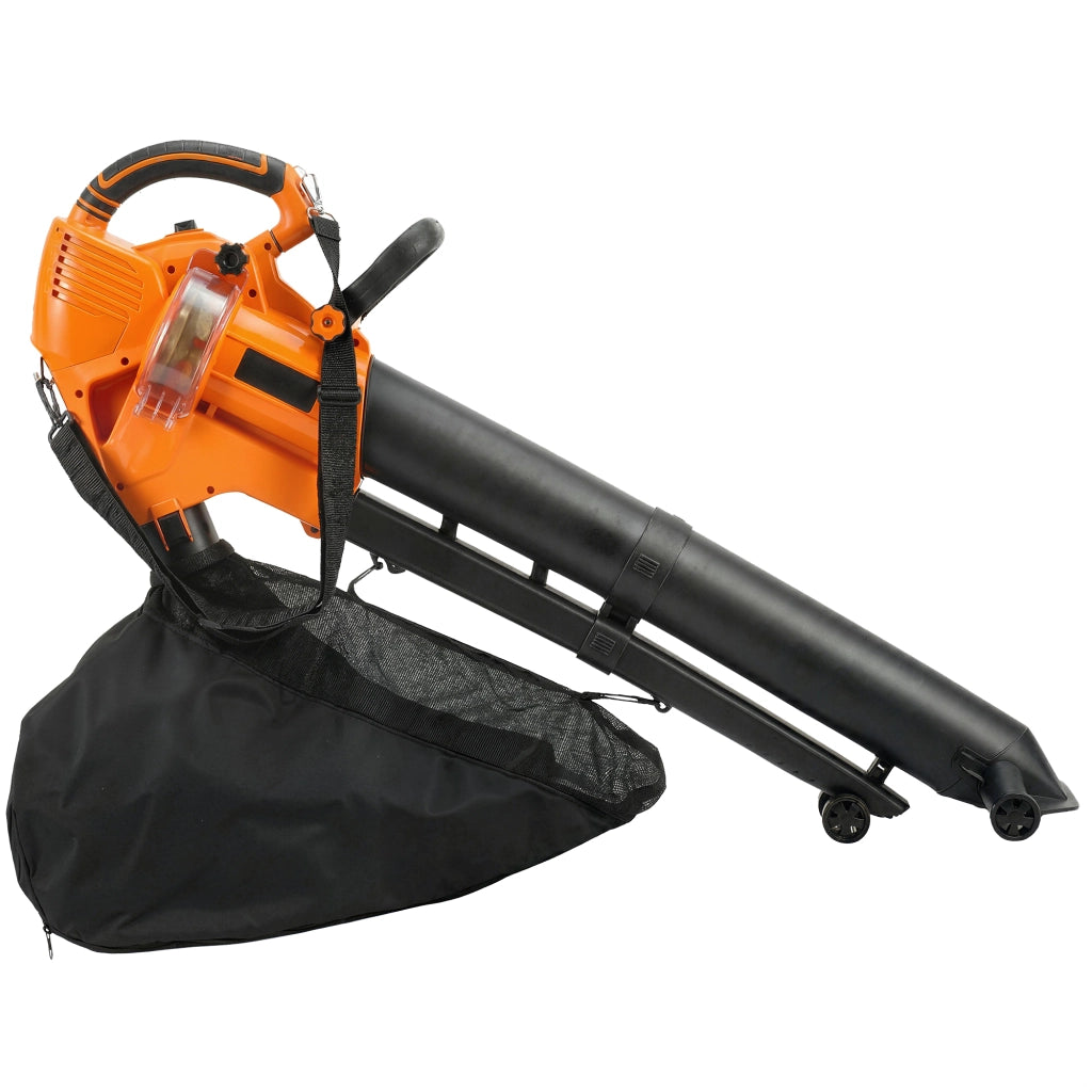 3-in-1 Soffiatore, Aspiratore, Trituratore per Foglie 3000W, Leggero