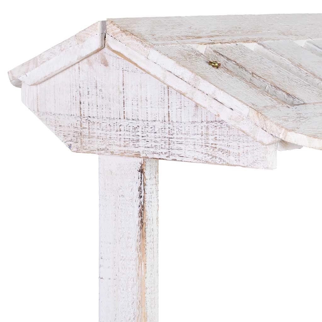 Carrello espositivo-scaffale in legno 86x45x162h cm