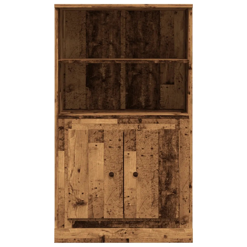 Credenza Legno Antico 60x35,5x103,5 cm in Legno Multistrato 857147