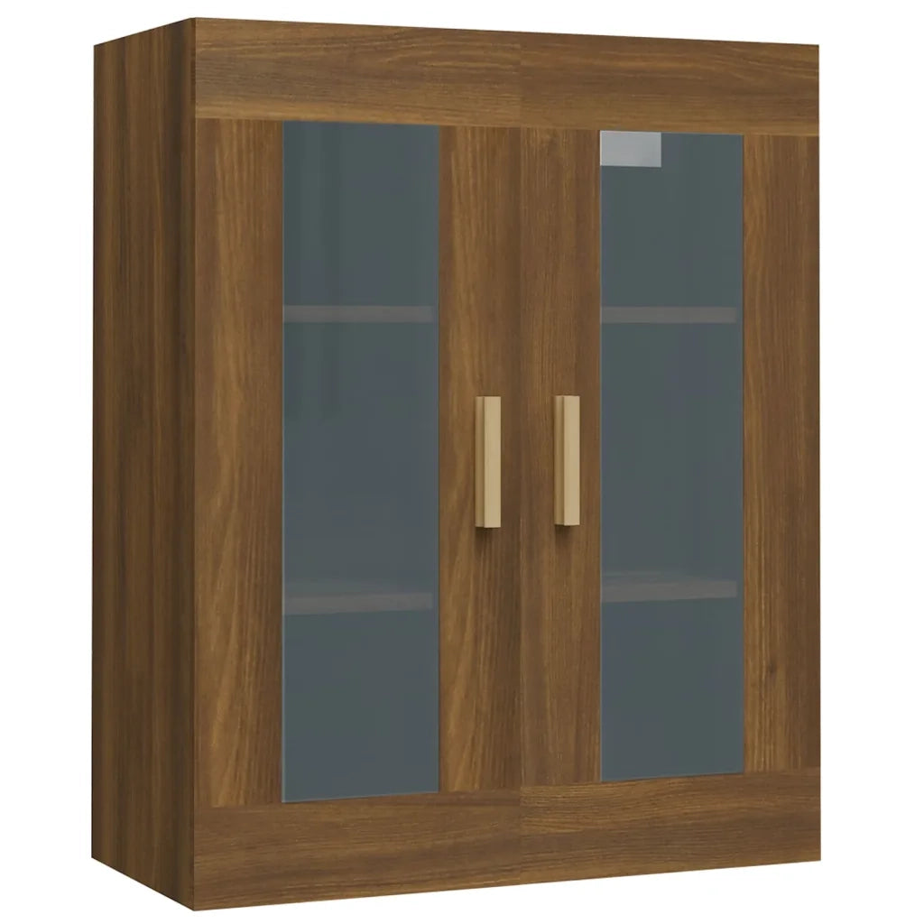 Armadietto Pensile a Parete Rovere Marrone 69,5x34x90 cm 817389