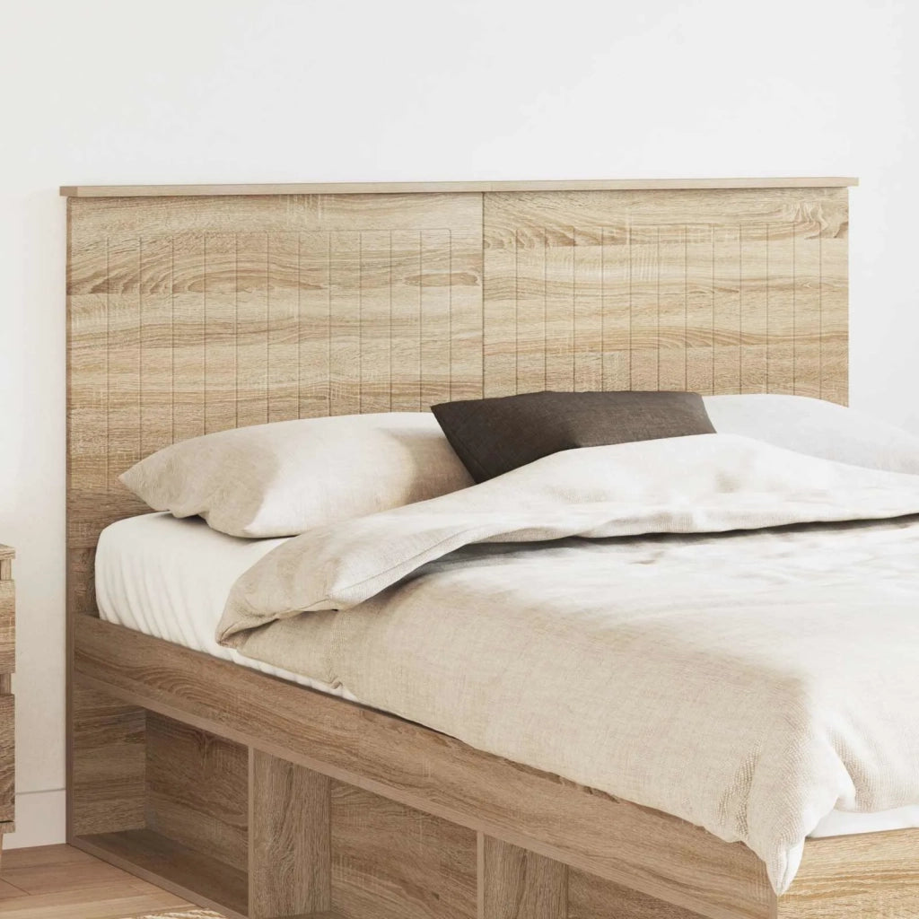 Testiera | Testata con Testiera | Testata Rovere Sonoma 140 cm Legno multistrato