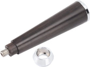 Manicotto per filtro caffè M10 - Maniglia in legno - Base in acciaio - Materiale duraturo - Finitura lucida - Compatibile con macchine per caffè - Filtro caffè