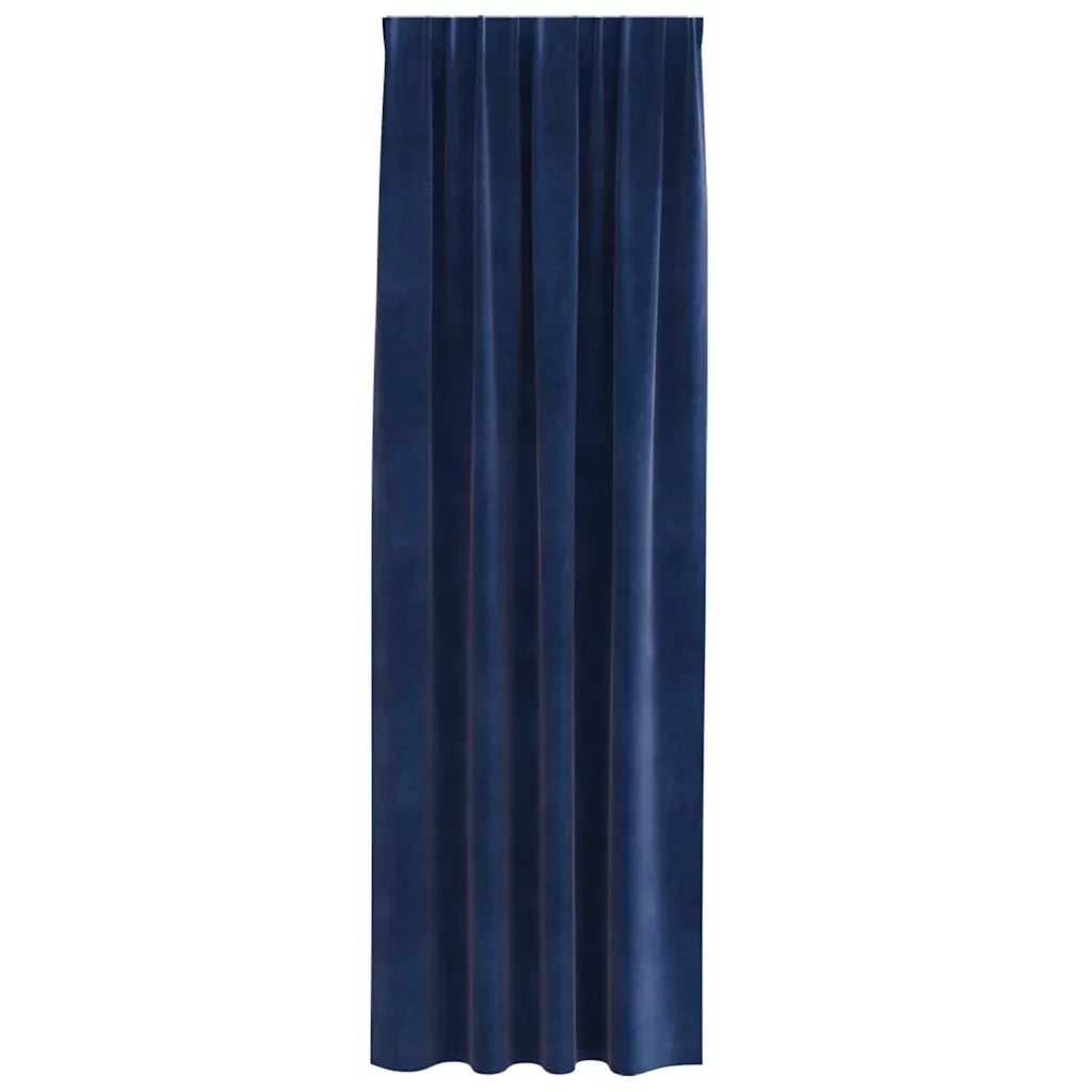 Tende oscuranti 2 pcs Blu Scuro 140 x 245 cm Velluto 4107201