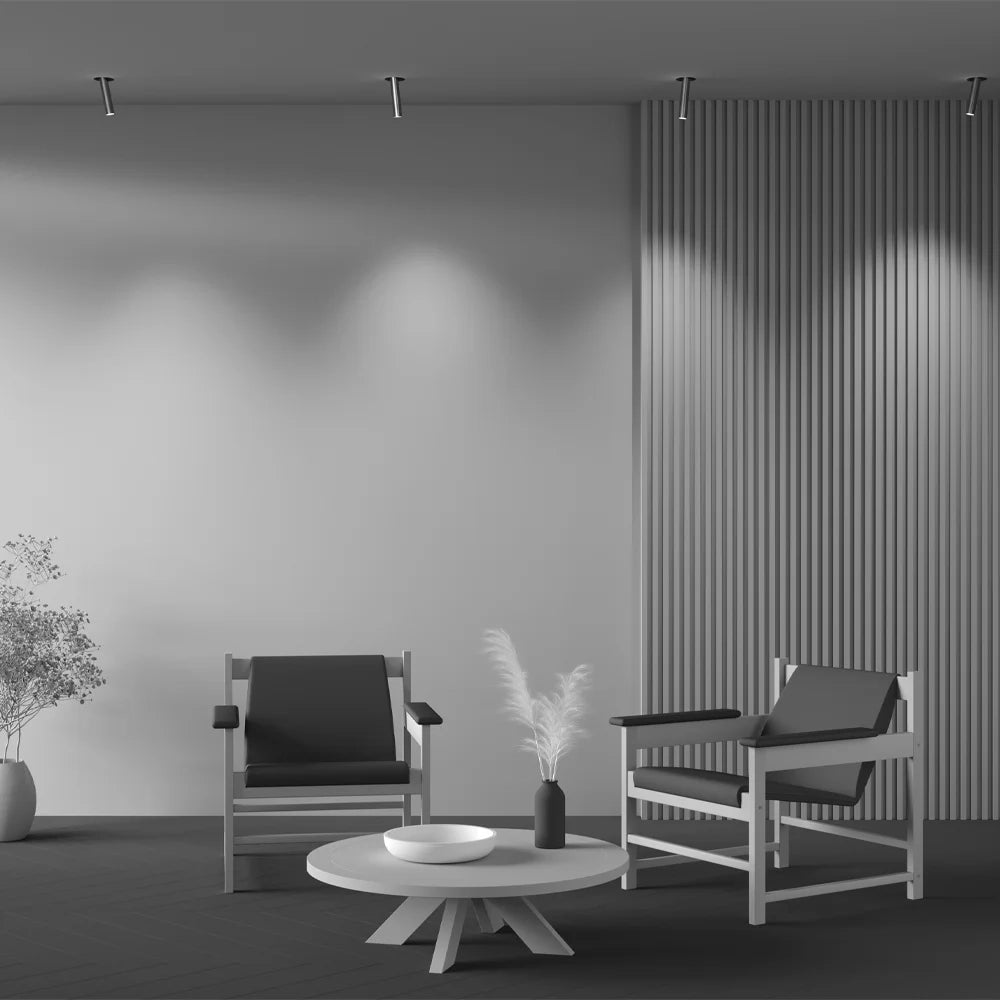 Maytoni Lampada da incasso Focus T 1 luce LED integrato nero alluminio