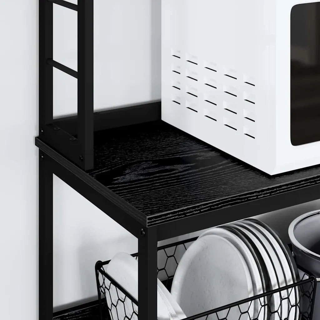 Mensola da cucina Rovere Nero 80 x 40 x 168 cm CFW7710740