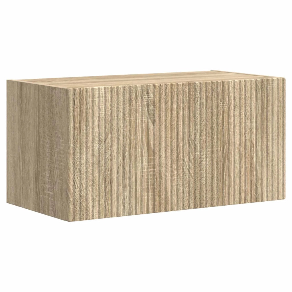 Set mobile TV 6 pz-Credenza per TV Rovere Sonoma Legno multistrato 494171