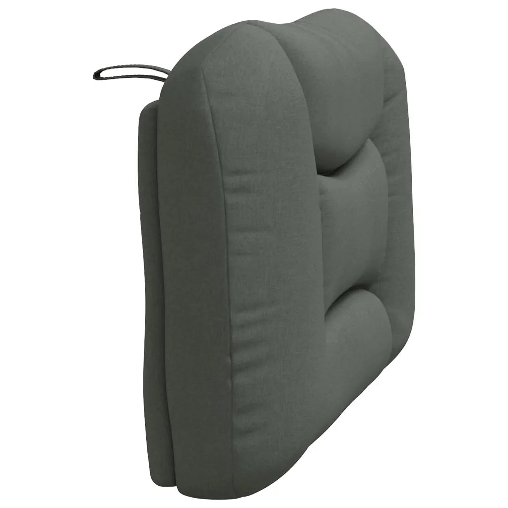 Cuscino Testiera-Cuscino per Testiera Hvar Grigio Scuro 80 cm in Tessuto
