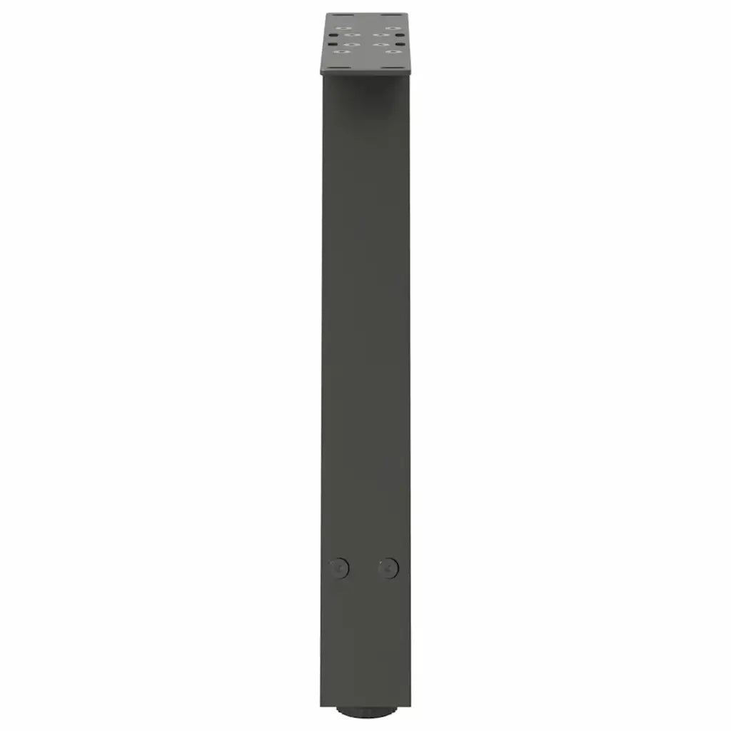 Gambe per Tavolino da Caffè a Forma di A 2 pz Antracite 38x(42-43) cm Acciaio 4012830